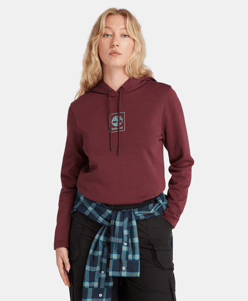 Sudadera tipo hoodie para mujer Small Stack Logo