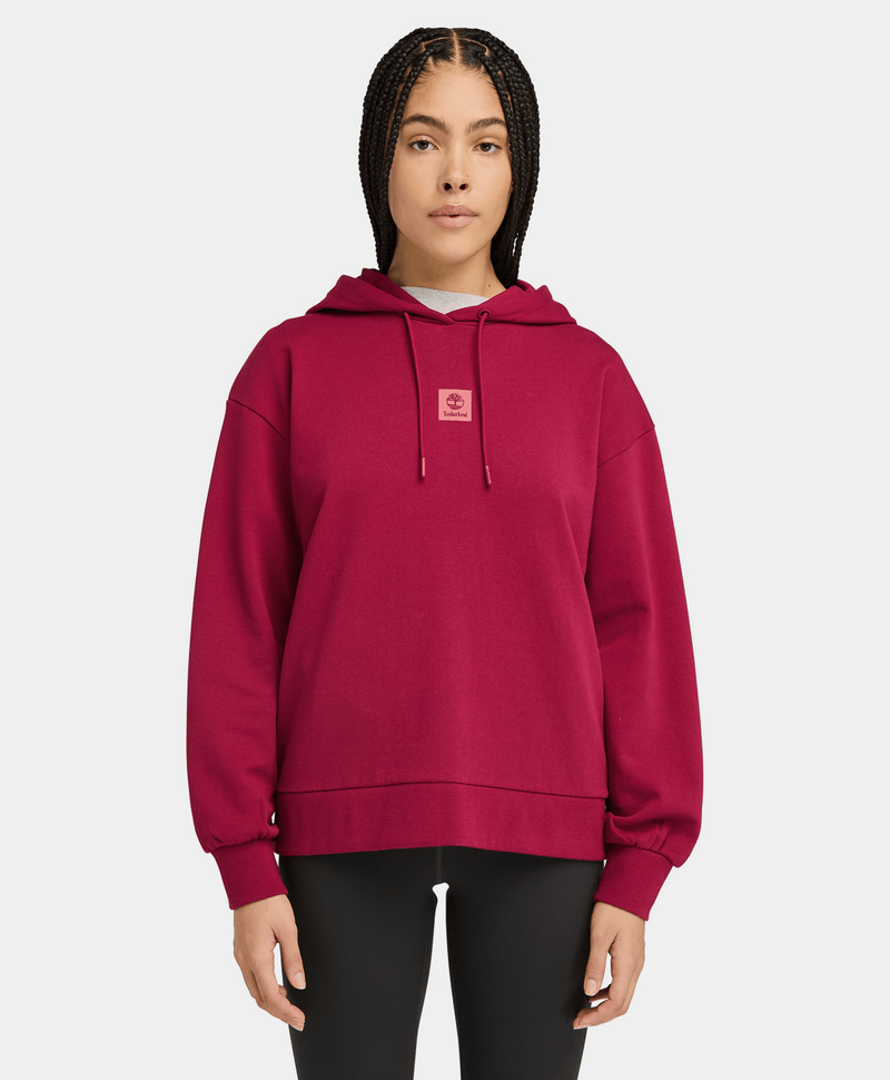 Timberland Sudadera Con Capucha Loop Back Rosa XS Mujer