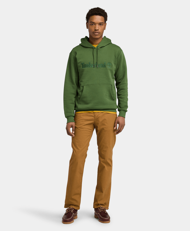 Green timberland hoodie best sale