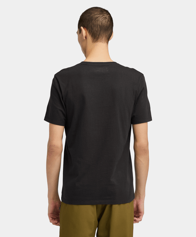 Playera Corte Regular de Algodón para Hombre, Negro