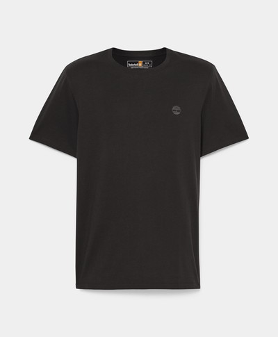 Playera Corte Regular de Algodón para Hombre, Negro