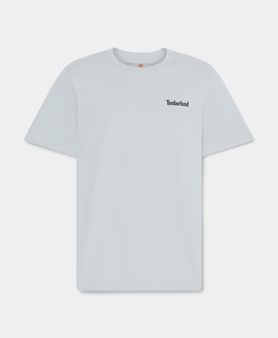 Playera de manga corta con estampado de oso para Hombre, Azul