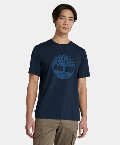 Playera Northwood de manga corta con logo para Hombre, Azul