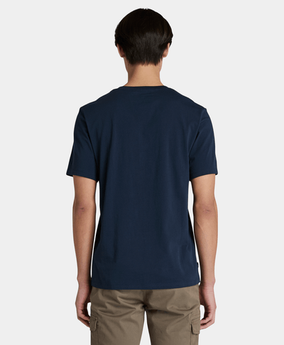 Playera Northwood de manga corta con logo para Hombre, Azul