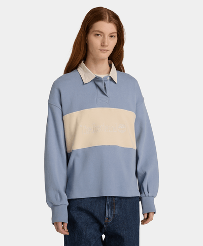 Polo Lush Rugby para Mujer, Azul