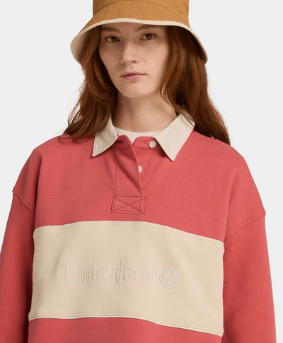 Polo Lush Rugby para Mujer, Rojo