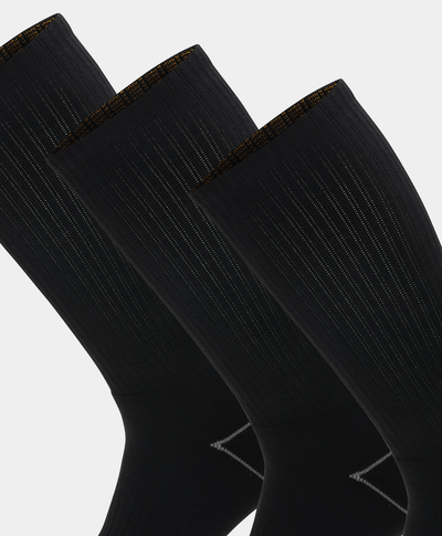 3 pack de calcetines cortos acolchados Bowden, Negro