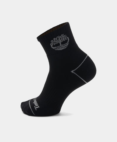 Calcetines cortos Bowden con amortiguación completa, Negro