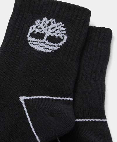 Calcetines cortos Bowden con amortiguación completa, Negro