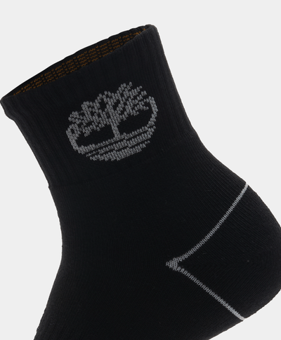 Calcetines cortos Bowden con amortiguación completa, Negro