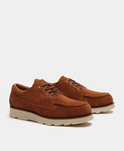 Zapatos de piel Britton Mills para Hombre, Café