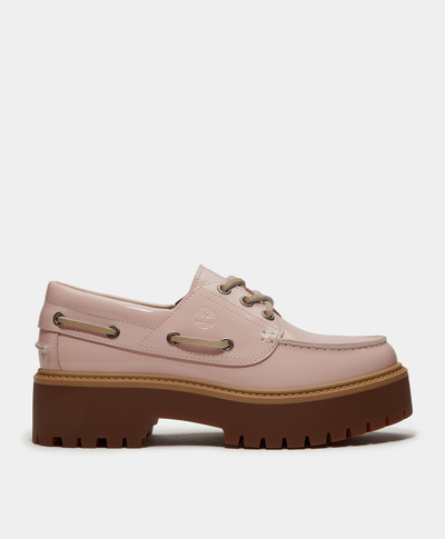 Zapatos náuticos Stone Street con plataforma para Mujer, Rosa