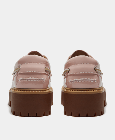 Zapatos náuticos Stone Street con plataforma para Mujer, Rosa
