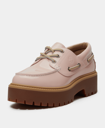 Zapatos náuticos Stone Street con plataforma para Mujer, Rosa