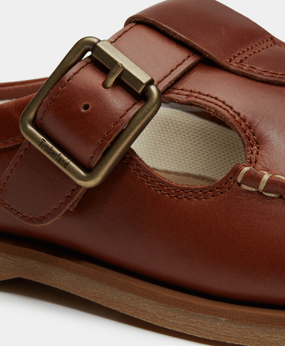 Zapatos zuecos Classic Boat Mule para Mujer, Café