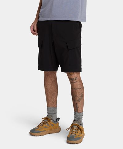 Pantalón convertible secado rápido para Hombre, Negro