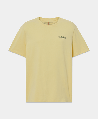 Playera de manga corta con estampado de oso para Hombre, Beige