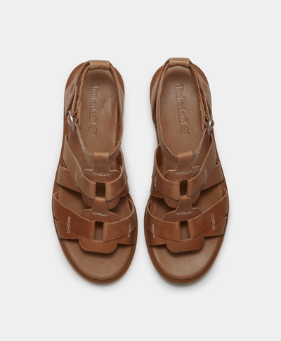 Sandalias Calista Bay Fisherman para Mujer, Café