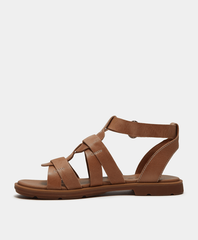 Sandalias Calista Bay Fisherman para Mujer, Café