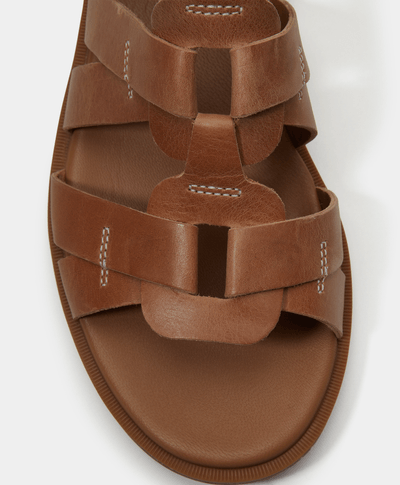 Sandalias Calista Bay Fisherman para Mujer, Café