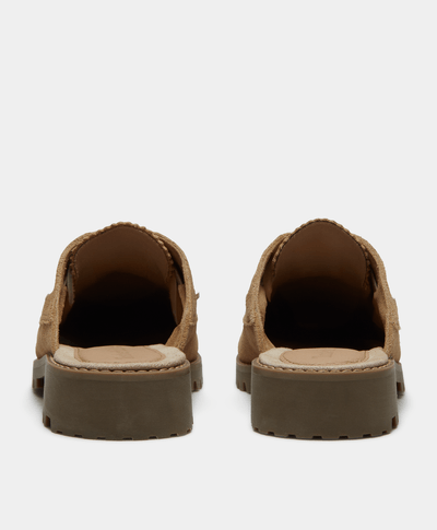 Zapatos Zuecos Noreen Mule para Mujer, Café