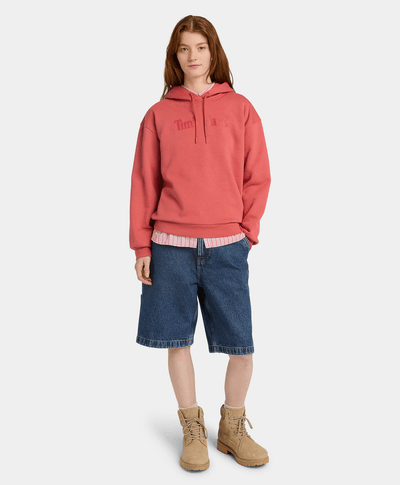 Camisa de manga larga con rayas múltiples para Mujer, Rojo