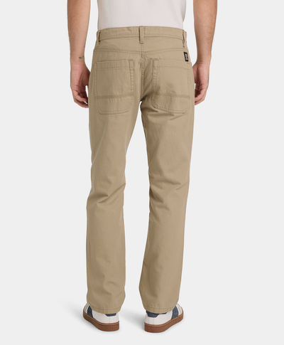Pantalón Littleton de algodón con 5 bolsillos para Hombre, Beige