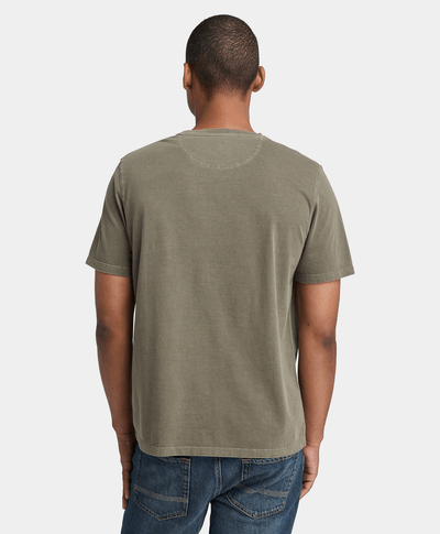 Playera Dunstan River de manga corta teñida para Hombre, Verde
