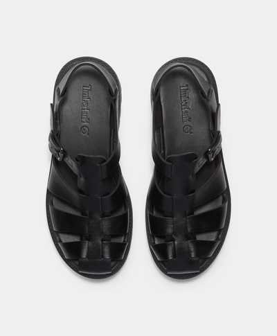 Sandalias con plataforma Stone Street Fisherman para Mujer, Negro