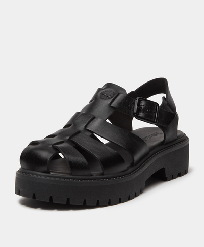 Sandalias con plataforma Stone Street Fisherman para Mujer, Negro
