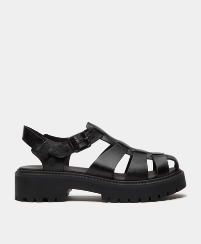 Sandalias con plataforma Stone Street Fisherman para Mujer, Negro