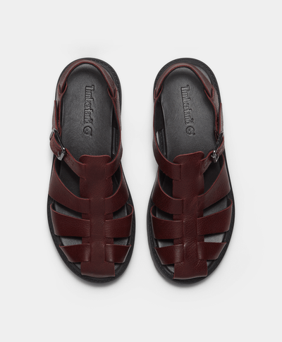 Sandalias con plataforma Stone Street Fisherman para Mujer, Vino