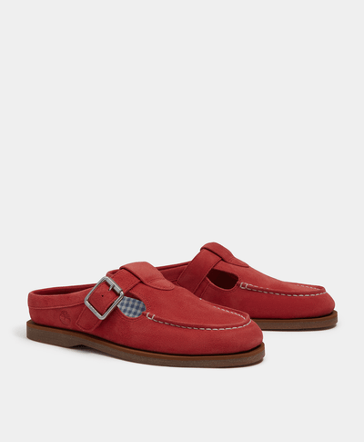 Zapatos clásicos tipo Mules Timberland® para Mujer, Rojo