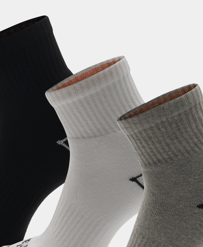 3 Pack Cacetines al tobillo Cushion Unisex, Multicolor
