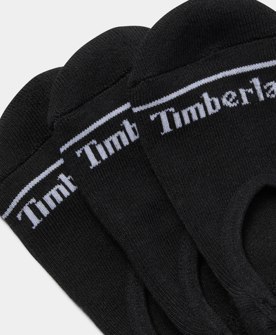 3 Pack calcetines invisibles Unisex, Negro