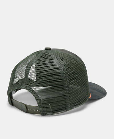Gorra Trucker con logo bordado, Verde