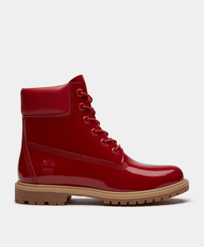 Botas Impermeables Premium 6 Inch Para Mujer, Rojo