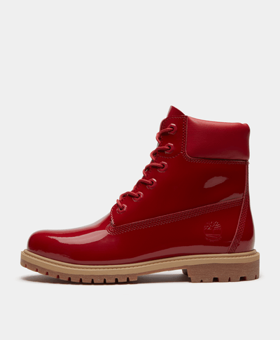 Botas Impermeables Premium 6 Inch Para Mujer, Rojo