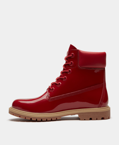 Botas Impermeables Premium 6 Inch Para Mujer, Rojo