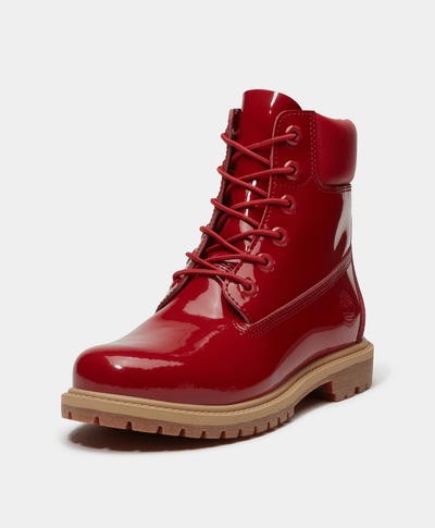 Botas Impermeables Premium 6 Inch Para Mujer, Rojo