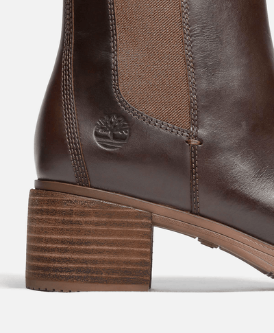 Botas Dalston Vibe tipo Chelsea para Mujer, Café