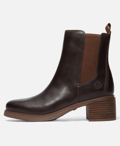 Botas Dalston Vibe tipo Chelsea para Mujer, Café