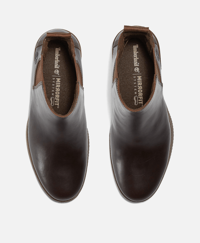 Botas Dalston Vibe tipo Chelsea para Mujer, Café