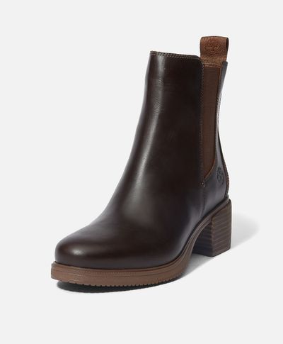 Botas Dalston Vibe tipo Chelsea para Mujer, Café