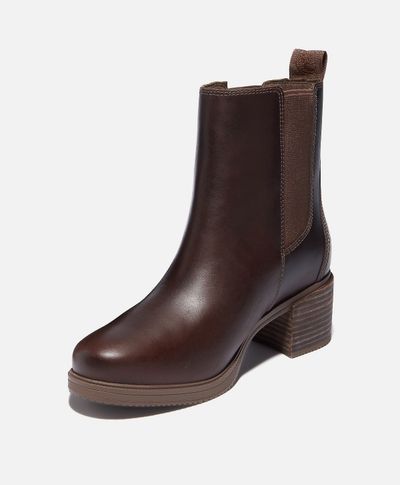 Botas Dalston Vibe tipo Chelsea para Mujer, Café