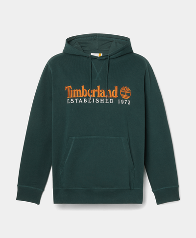 Sudadera - Hoodie Regular Fit Logo Bordado Para Hombre, Verde