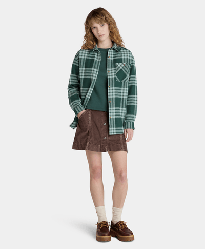 Sudadera Regular Fit Para Mujer, Verde