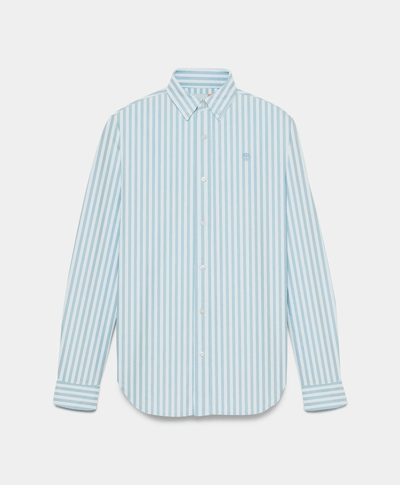 Camisa Oxford Regular Fit Para Hombre, Azul