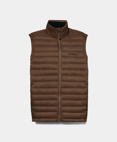Chaleco DWR: Water Repellent Para Hombre, Café