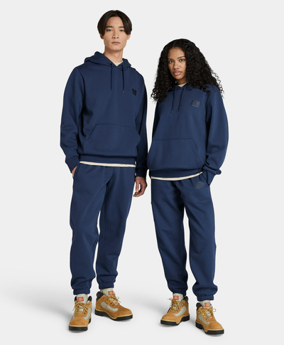 Sudadera Brushback Con Logo De Silicon Unisex, Azul